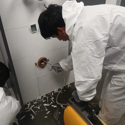 TRABAJO DE DESATORO DE TUBERÍAS Y DESAGÜES-3
